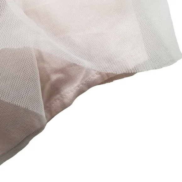 Hollister Babydoll Layered Tank Top Womens M Pink Embroidered Sleeveless Top - Picture 10 of 16